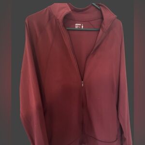 Jockey Burgundy Zip-Up Jacket